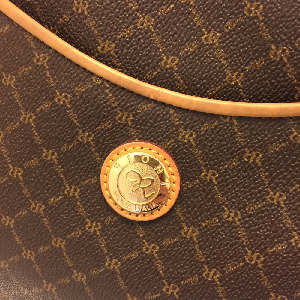 **** SOLD ******     Rioni Monogram Tote - Picture 3 of 8